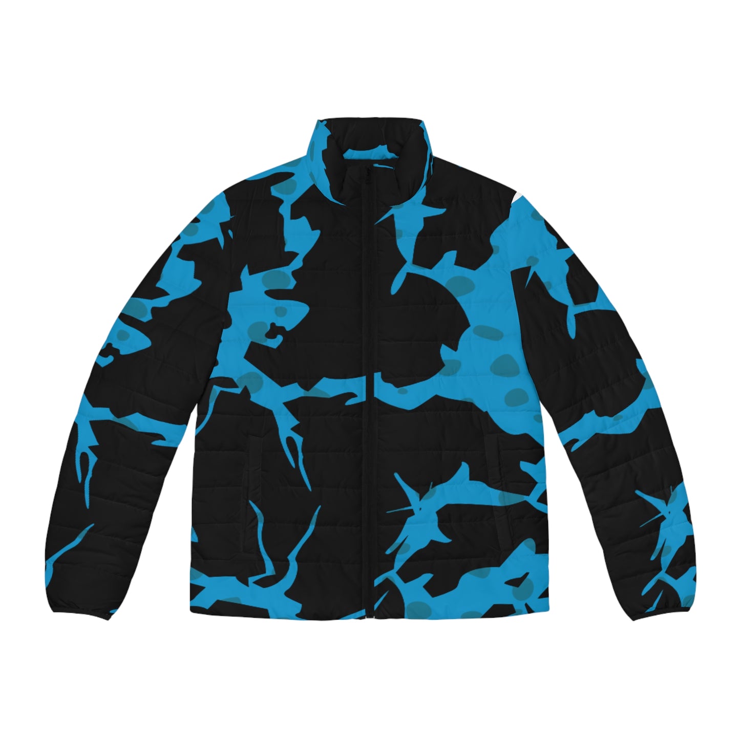 Splicer Blue Camo puffer