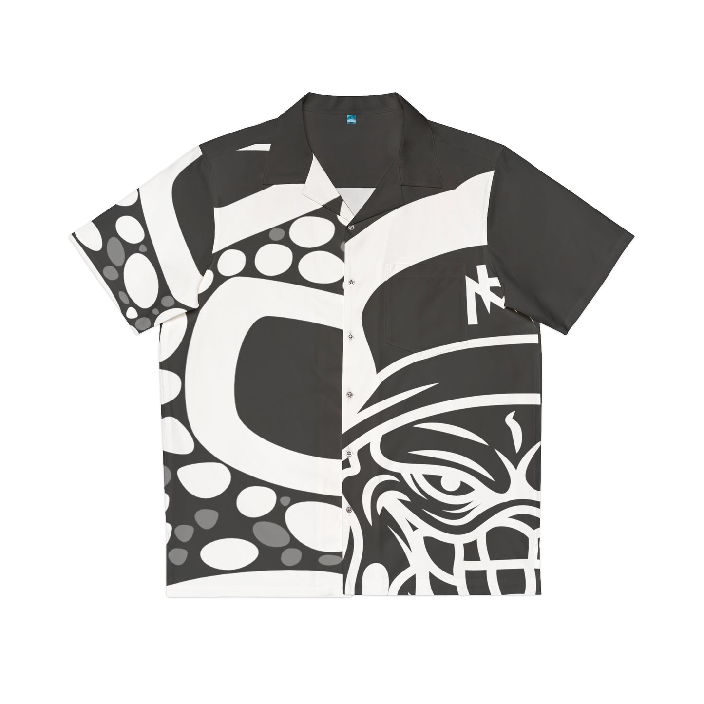 Splicer Camo Button up (White)
