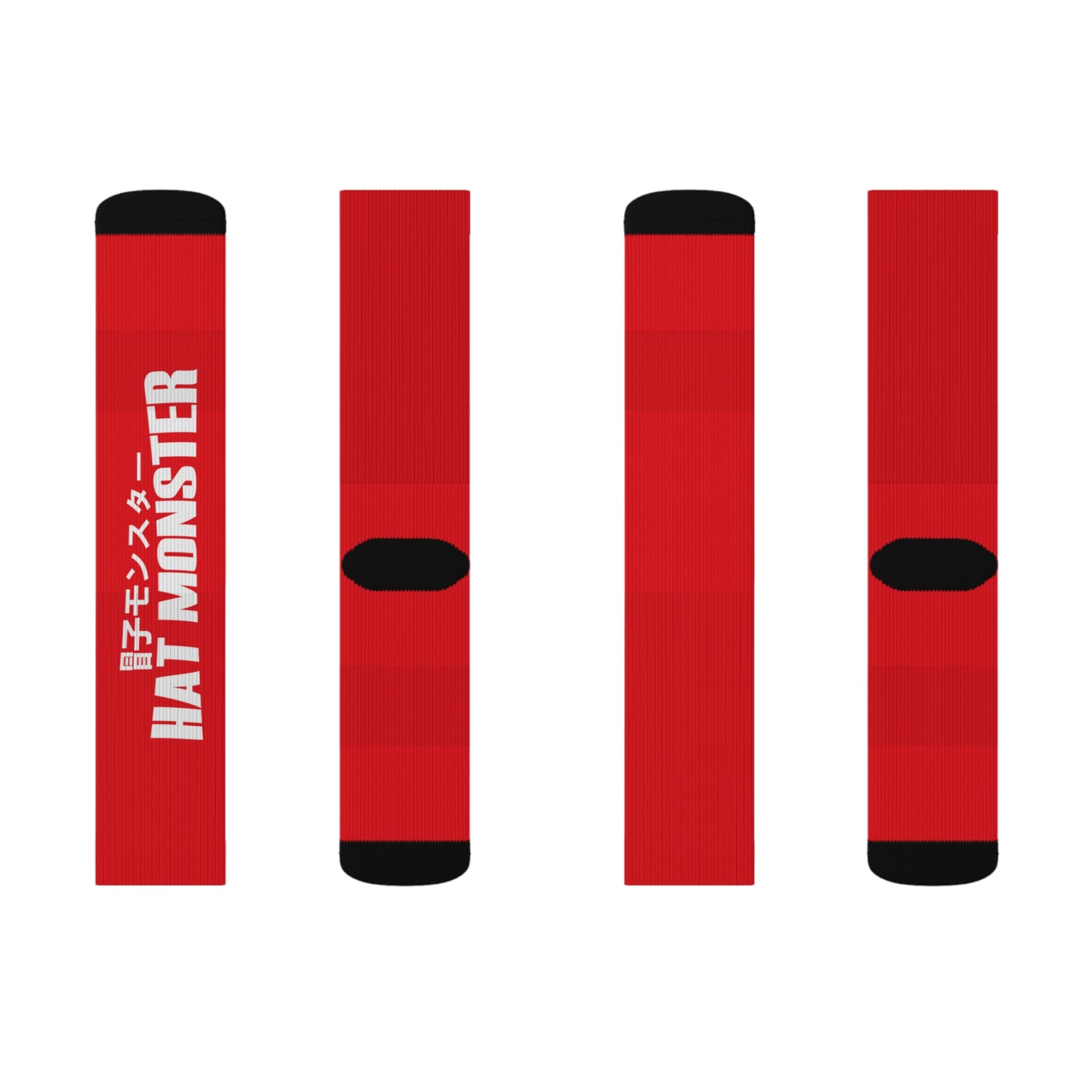 Monsters In Japan Socks (Red)