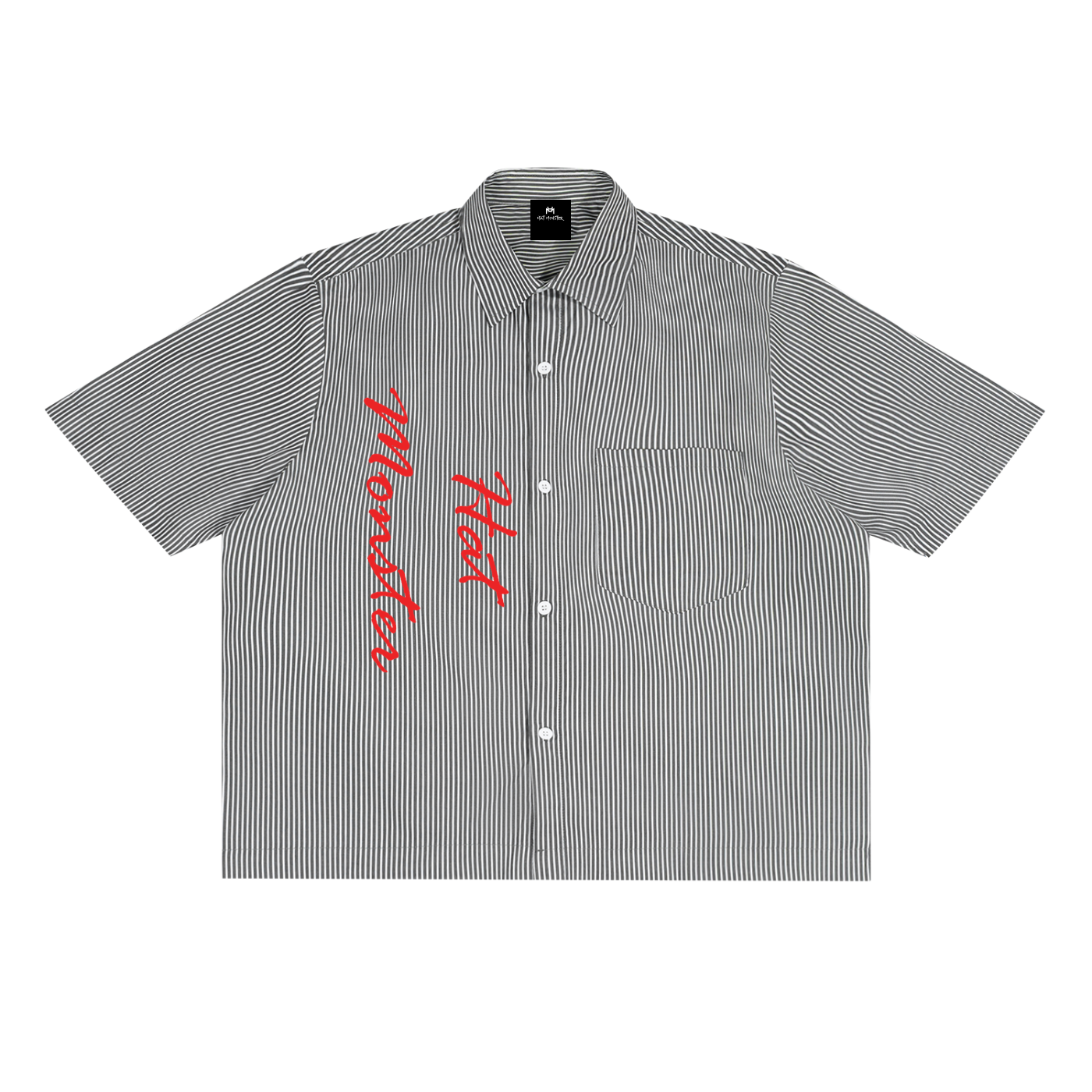 Vertical Stripe Button-up