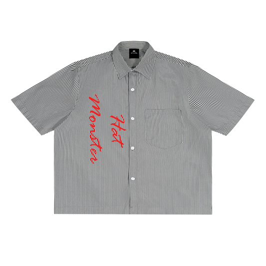 Vertical Stripe Button-up