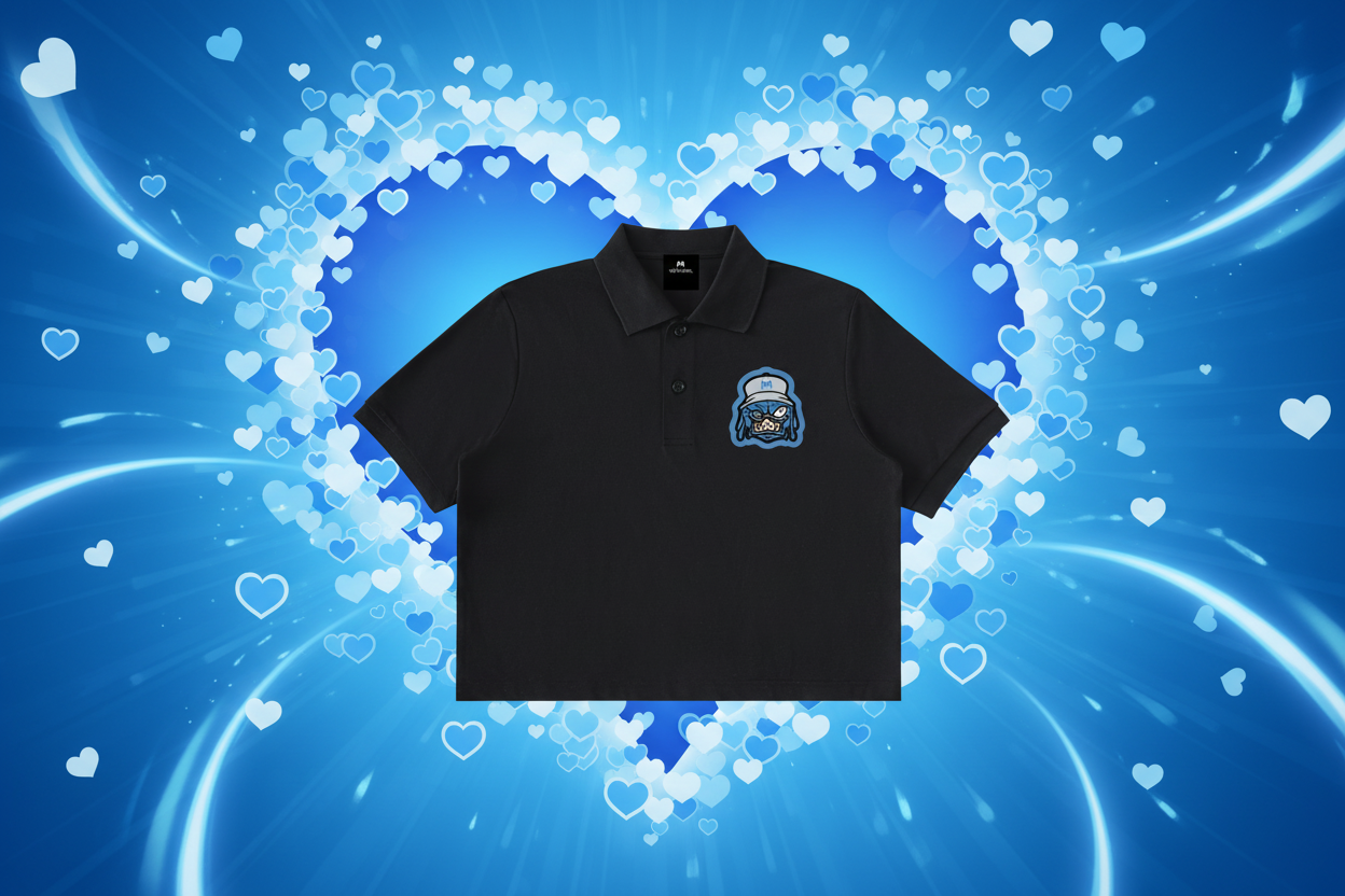 Cropped Polo Shirt