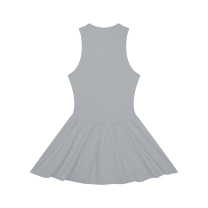 Women’s Ruched Sleeveless Full-Zip Dress