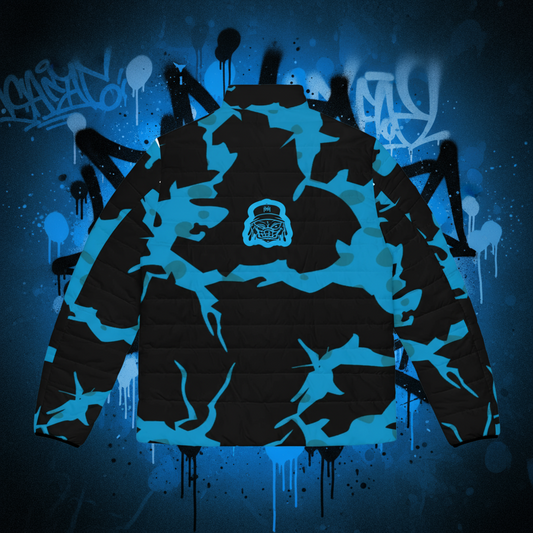 Splicer Blue Camo puffer