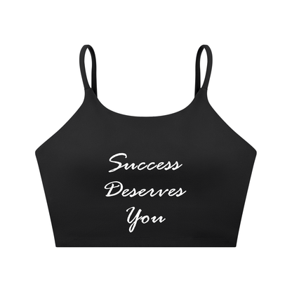 Spaghetti Strap Yoga Sports Bra