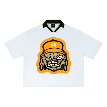 Striped Boxy Soccer Jersey