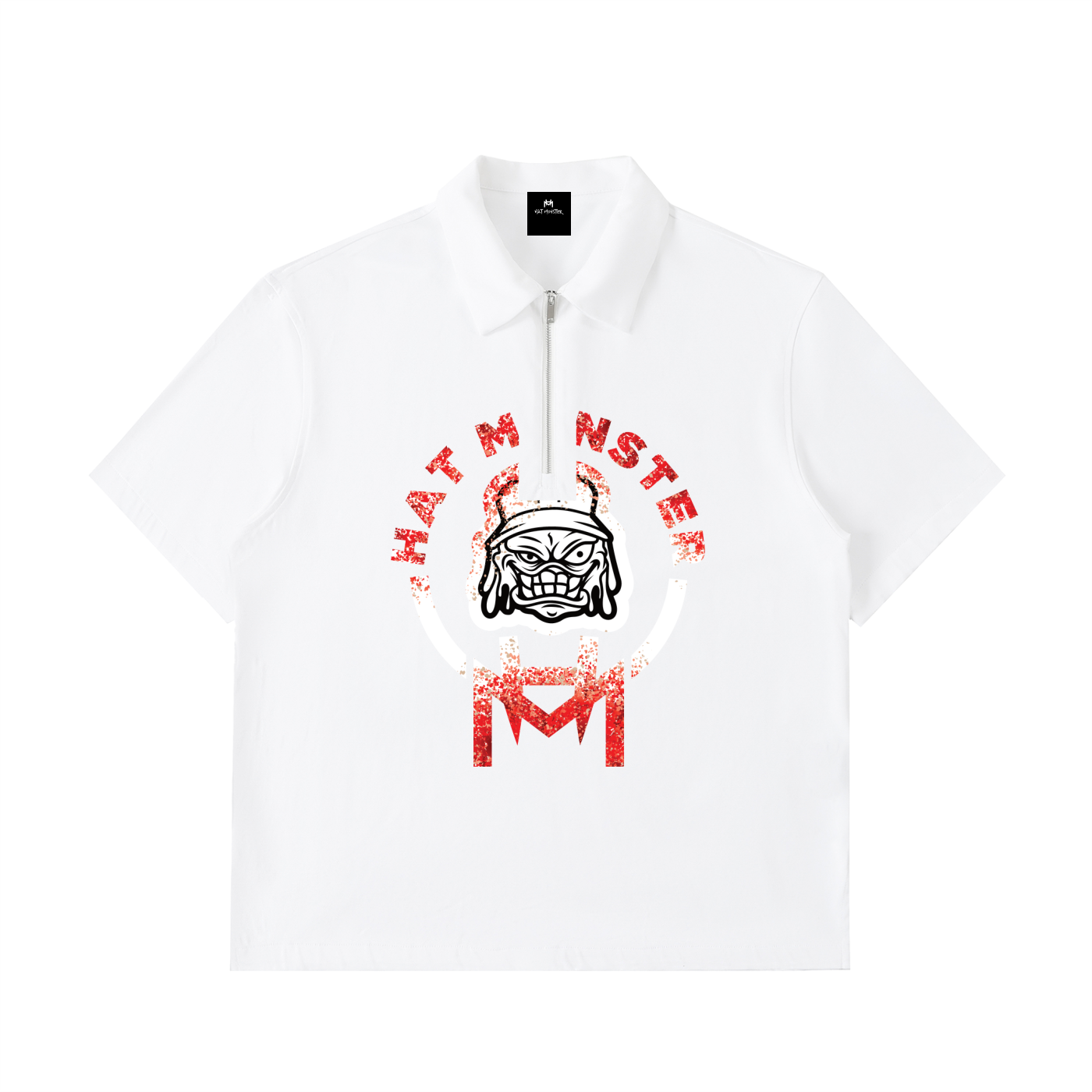 Half-Zip Cotton Polo Shirt