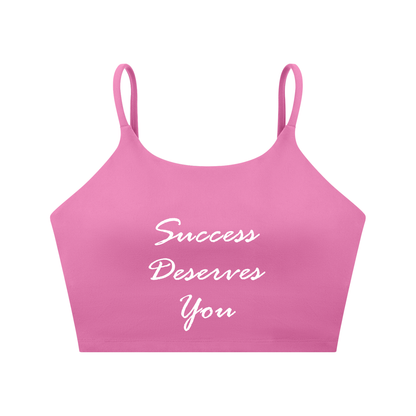 Spaghetti Strap Yoga Sports Bra
