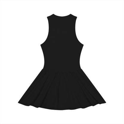 Women’s Ruched Sleeveless Full-Zip Dress