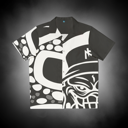 Splicer Camo Button up (White)