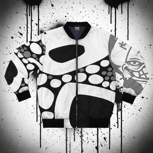Splicer White Camo Bomber