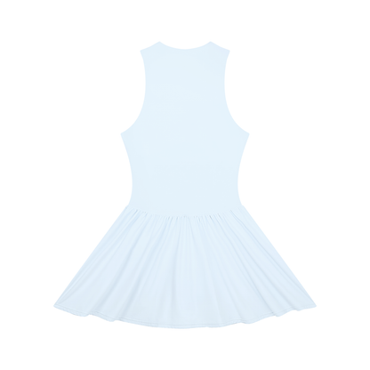 Women’s Ruched Sleeveless Full-Zip Dress