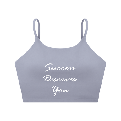 Spaghetti Strap Yoga Sports Bra