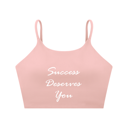 Spaghetti Strap Yoga Sports Bra