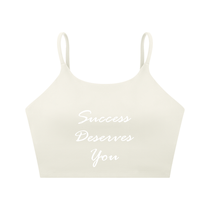 Spaghetti Strap Yoga Sports Bra