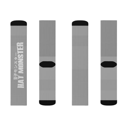 Monsters In Japan Socks (Grey)
