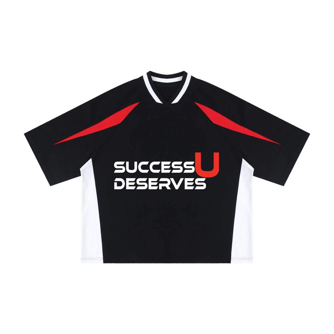 SDY Color Block V-Neck Tee