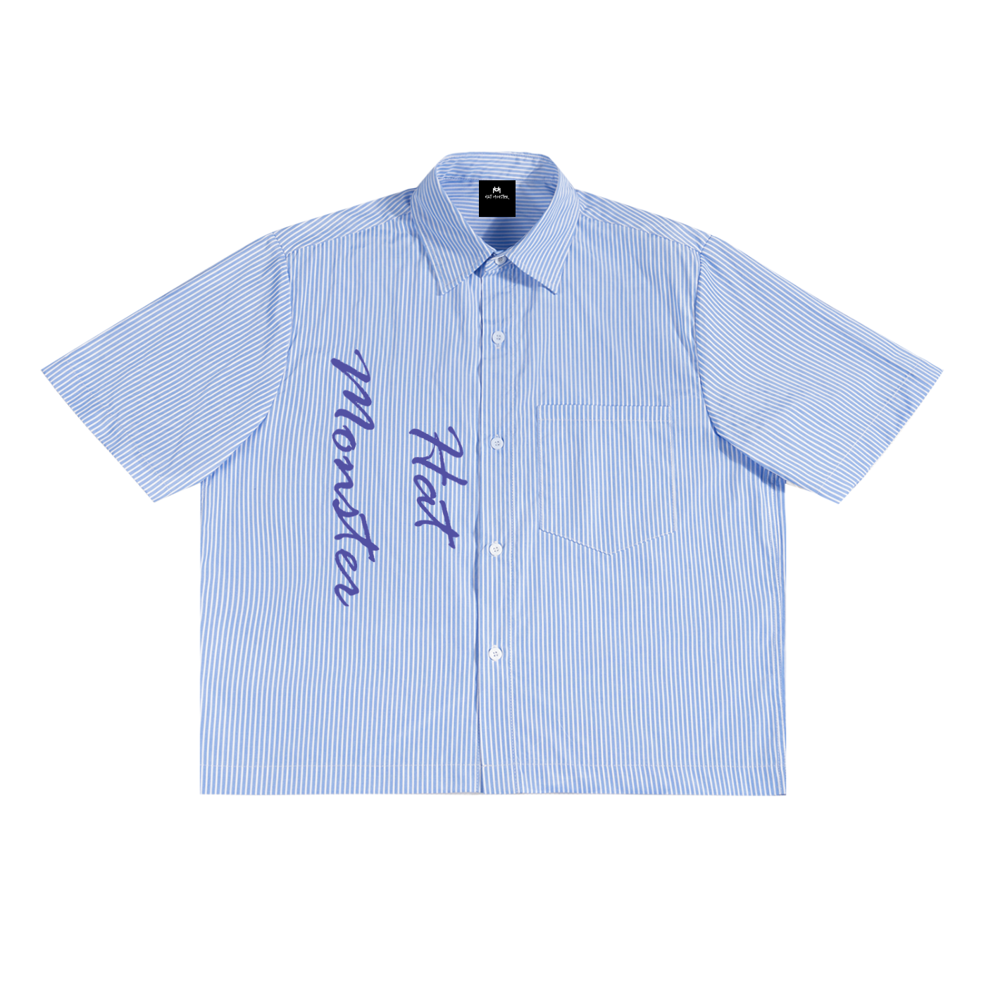 Vertical Stripe Button-up