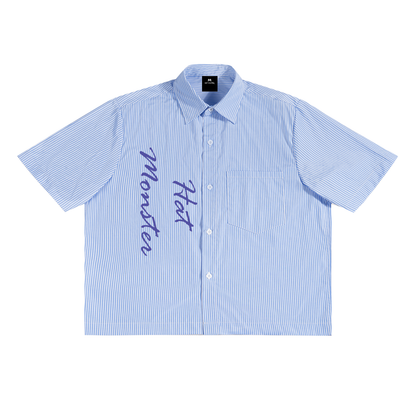 Vertical Stripe Button-up