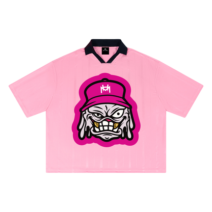 Striped Boxy Soccer Jersey