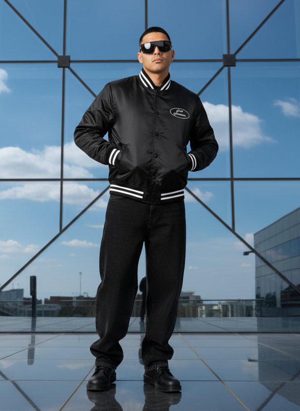 Mens Varsity Bomber Jacket