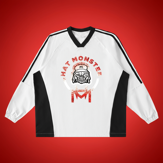 Color-Block V-Neck Long sleeve