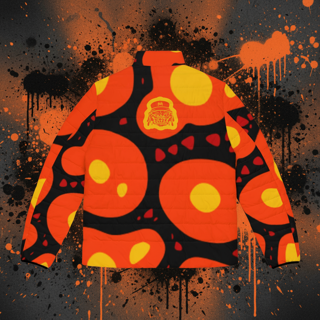 Splicer Orange Camo puffer