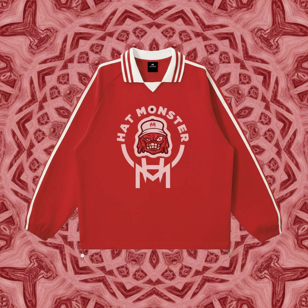 Lapel Collar Sweatshirt