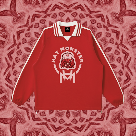 Lapel Collar Sweatshirt