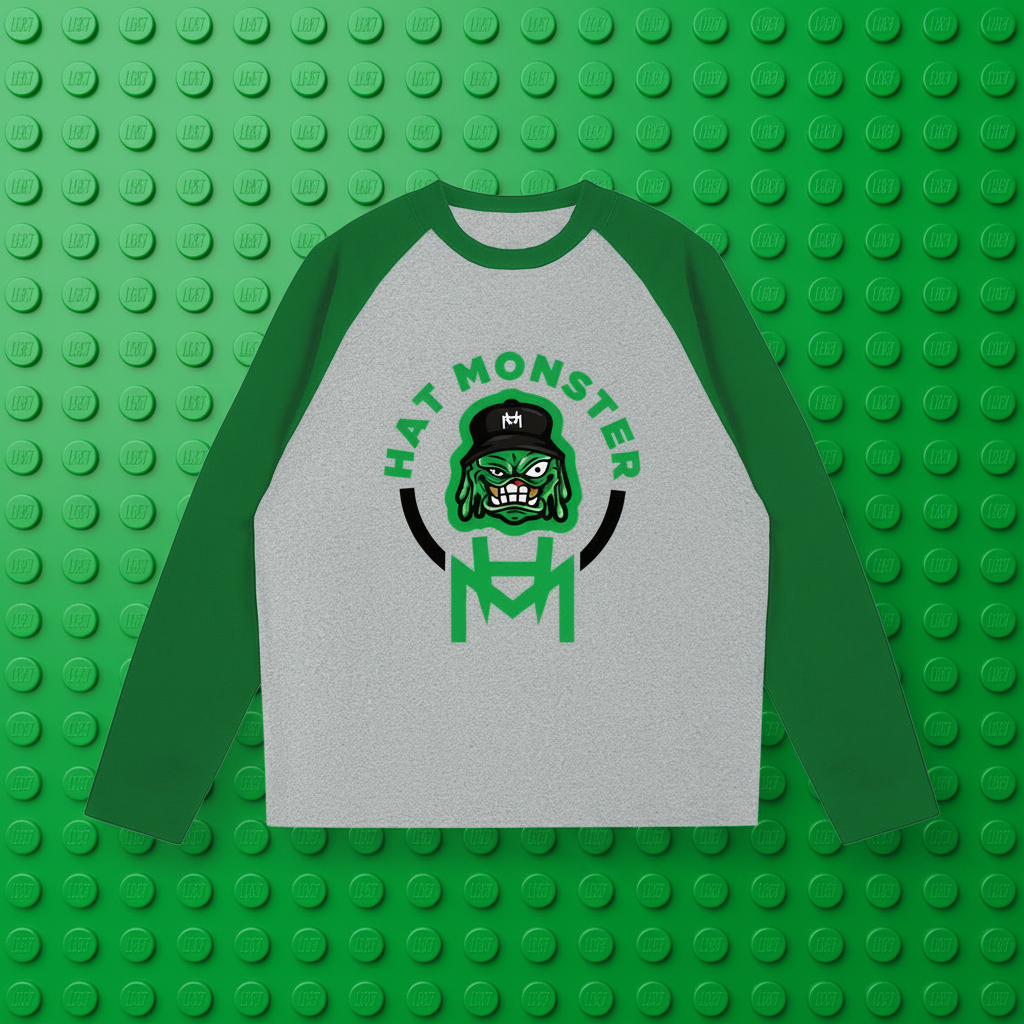 Color-Blocked Tee (Green)