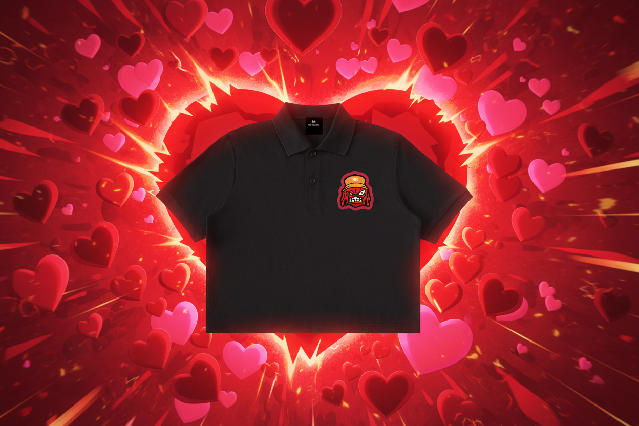 Cropped Polo Shirt