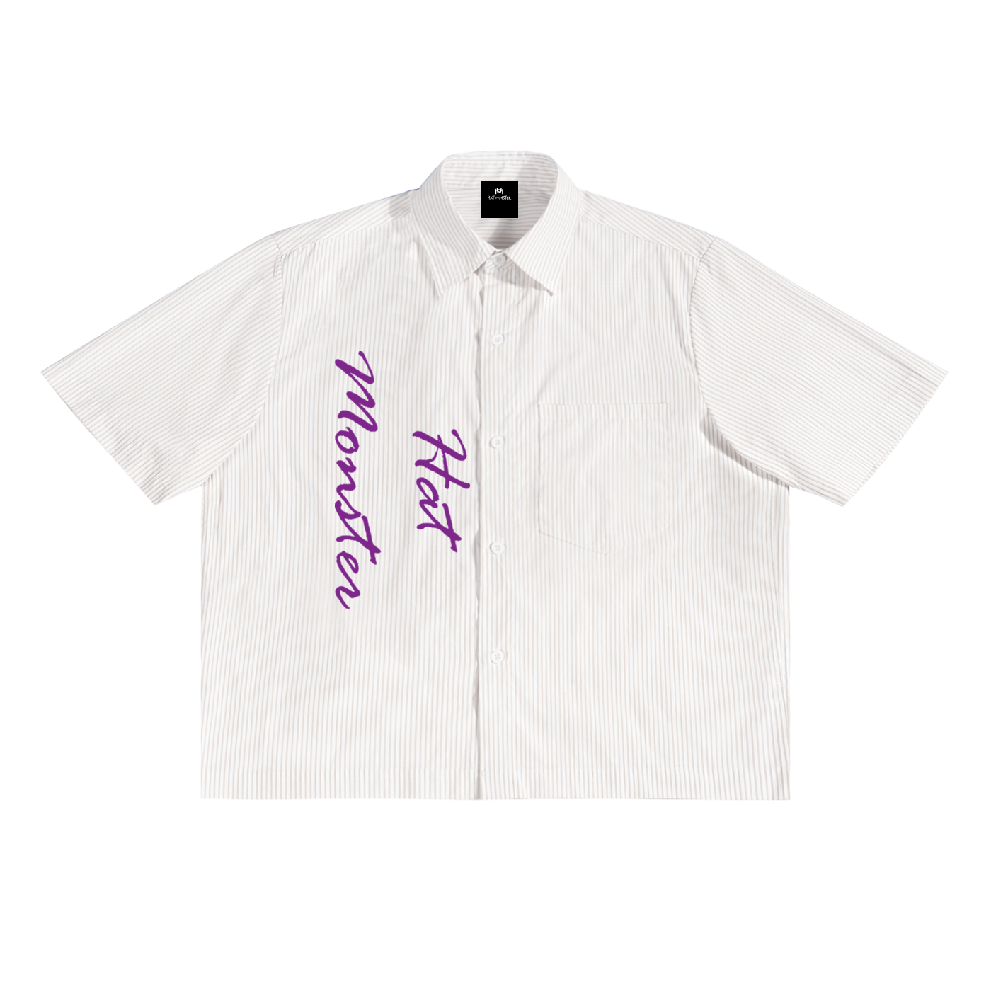 Vertical Stripe Button-up