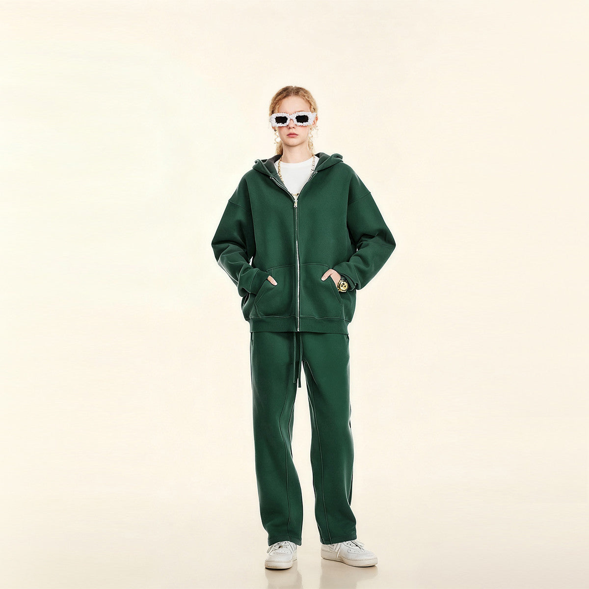 Fleece Zip-up Hoodie