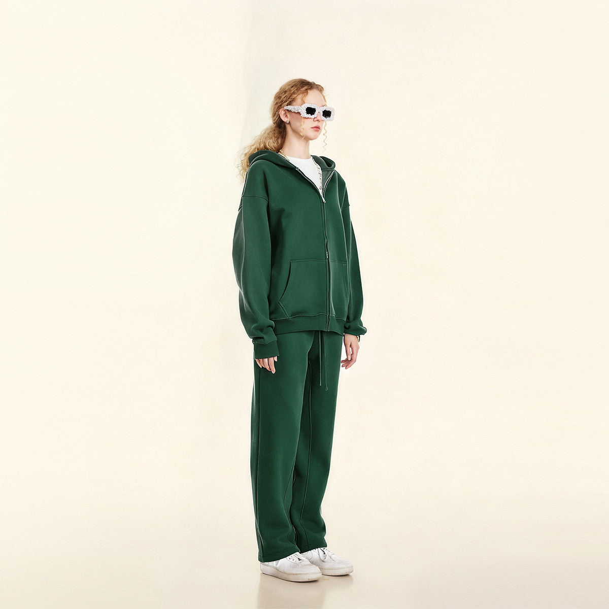 Fleece Zip-up Hoodie