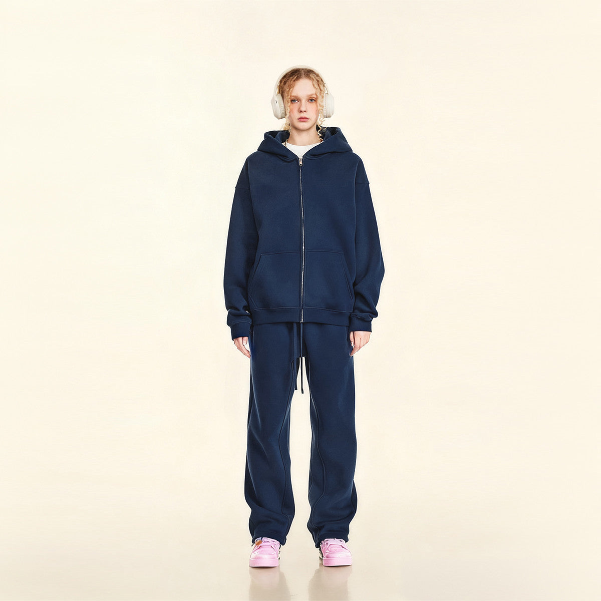 Fleece Zip-up Hoodie