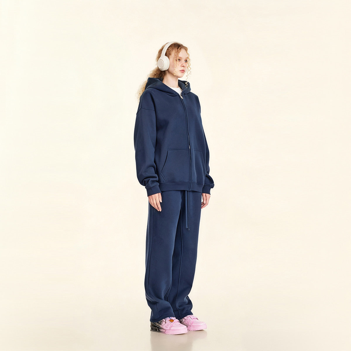 Fleece Zip-up Hoodie