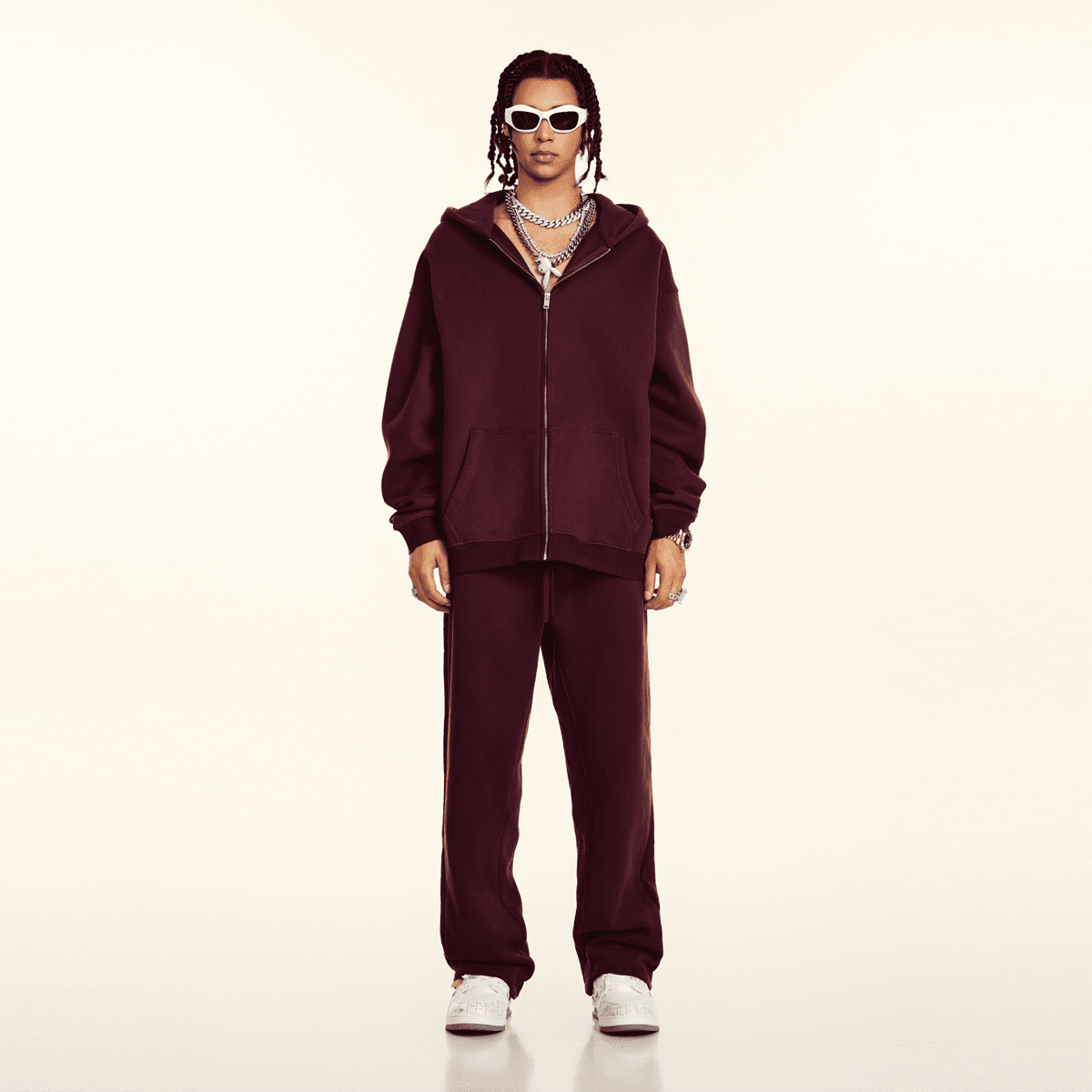 Fleece Zip-up Hoodie