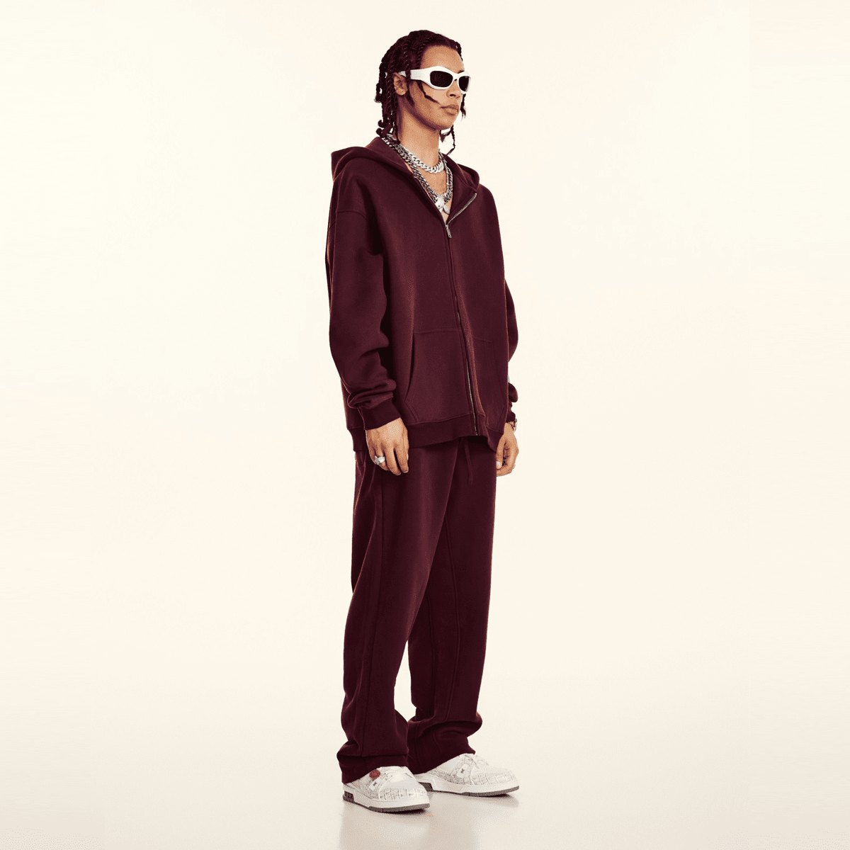 Fleece Zip-up Hoodie