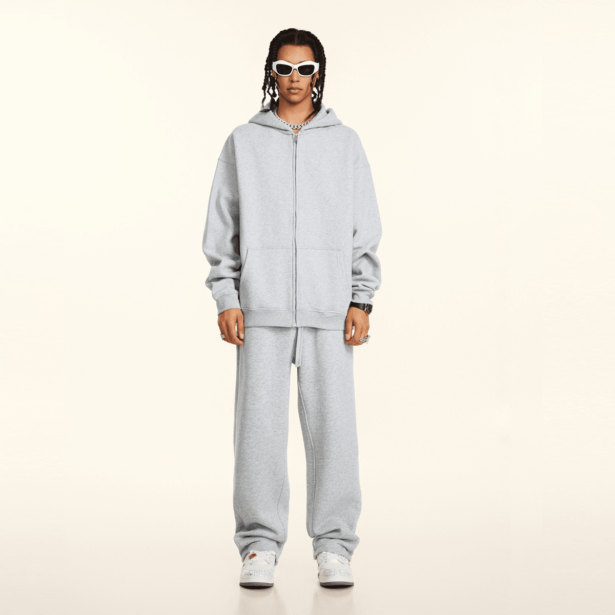 Fleece Zip-up Hoodie