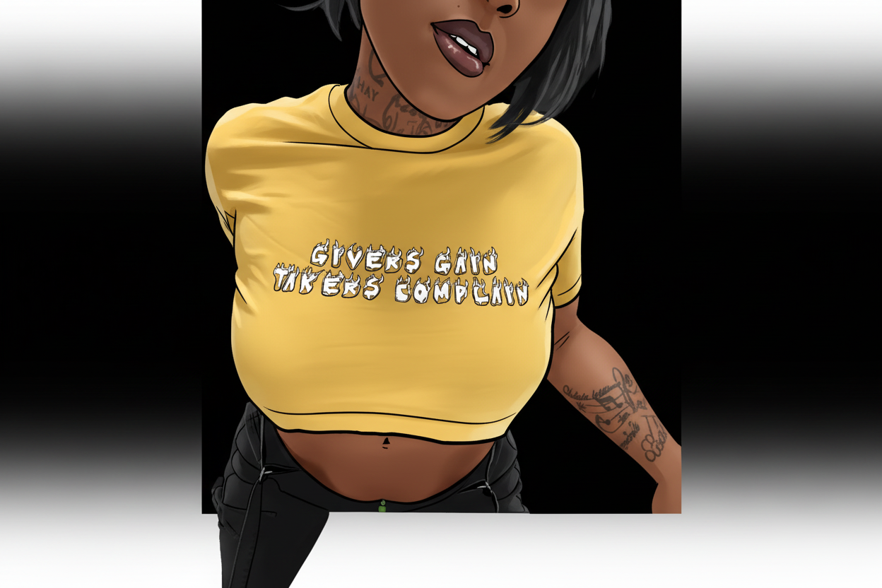 Snow Washed Crop Top