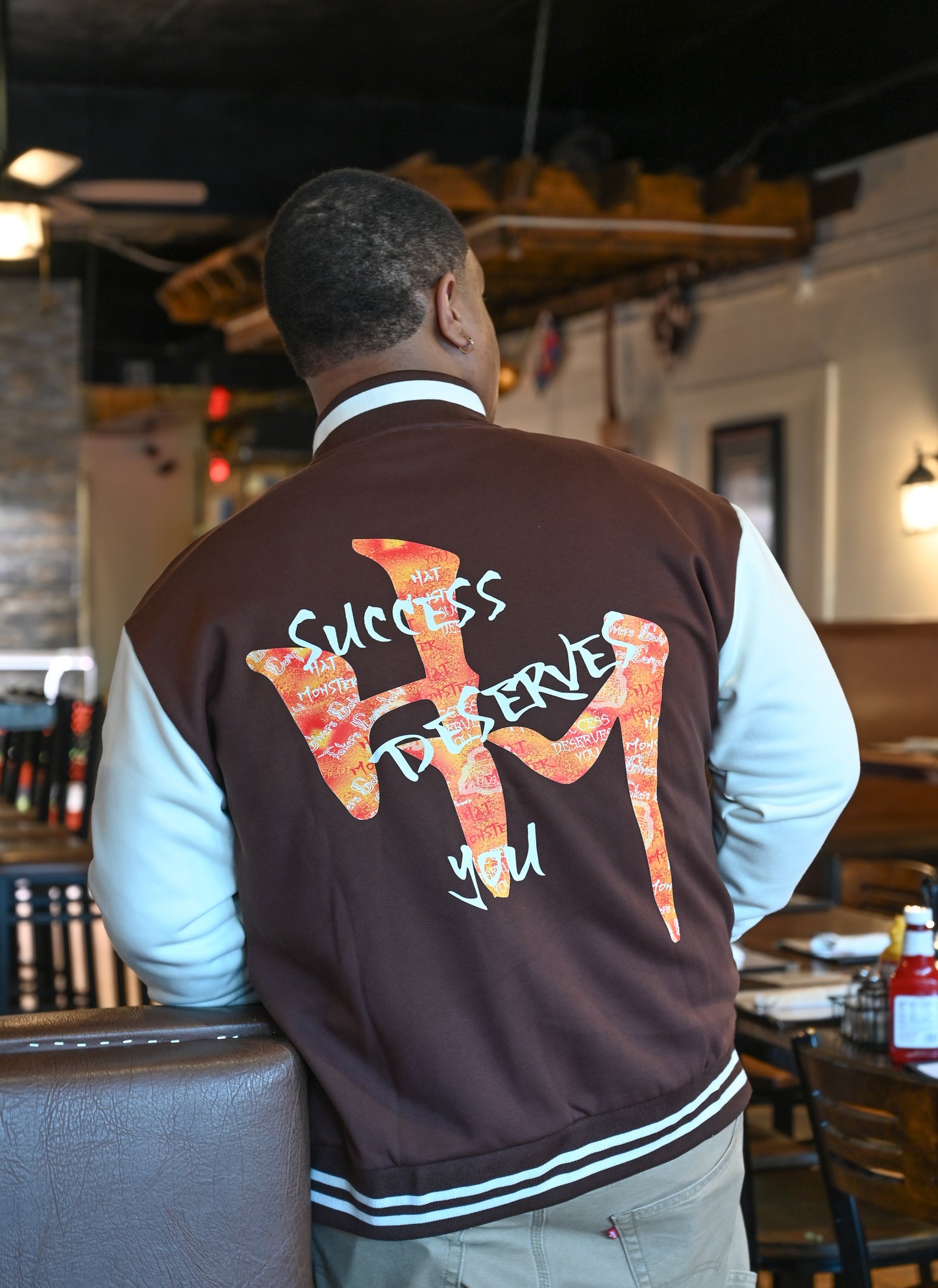 Hat Monster Varsity Jacket
