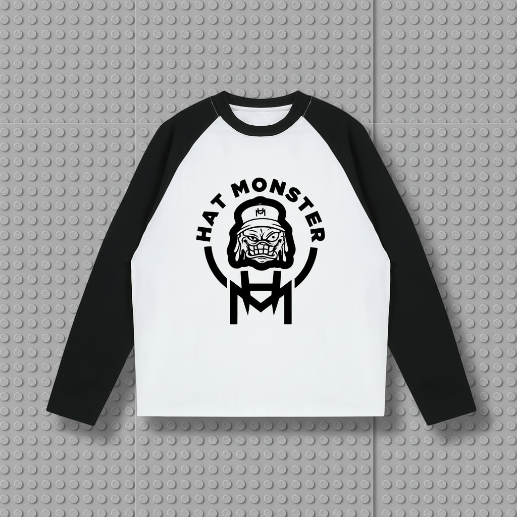 Color-Blocked Tee (Black)