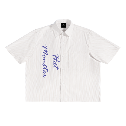 Vertical Stripe Button-up