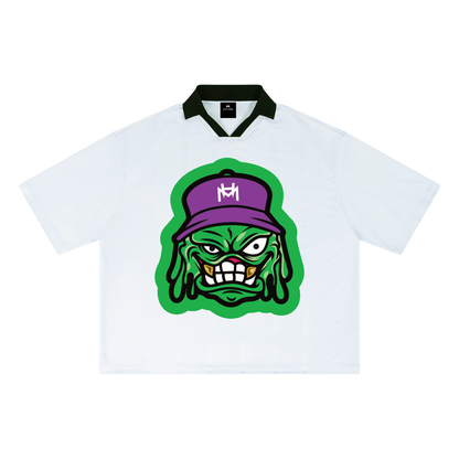 Striped Boxy Soccer Jersey