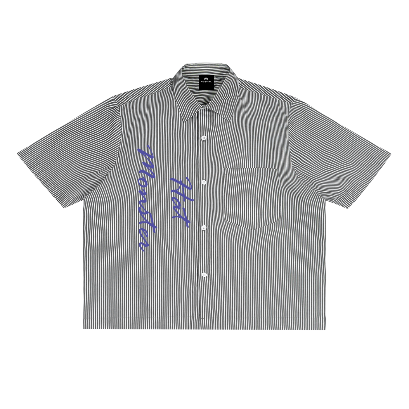 Vertical Stripe Button-up