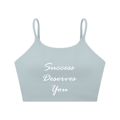 Spaghetti Strap Yoga Sports Bra
