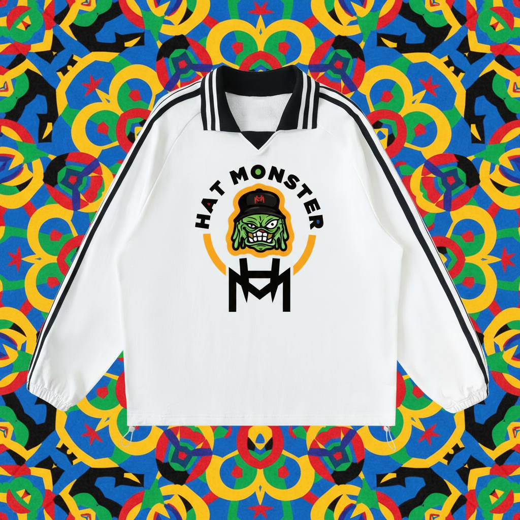 Lapel Collar Sweatshirt