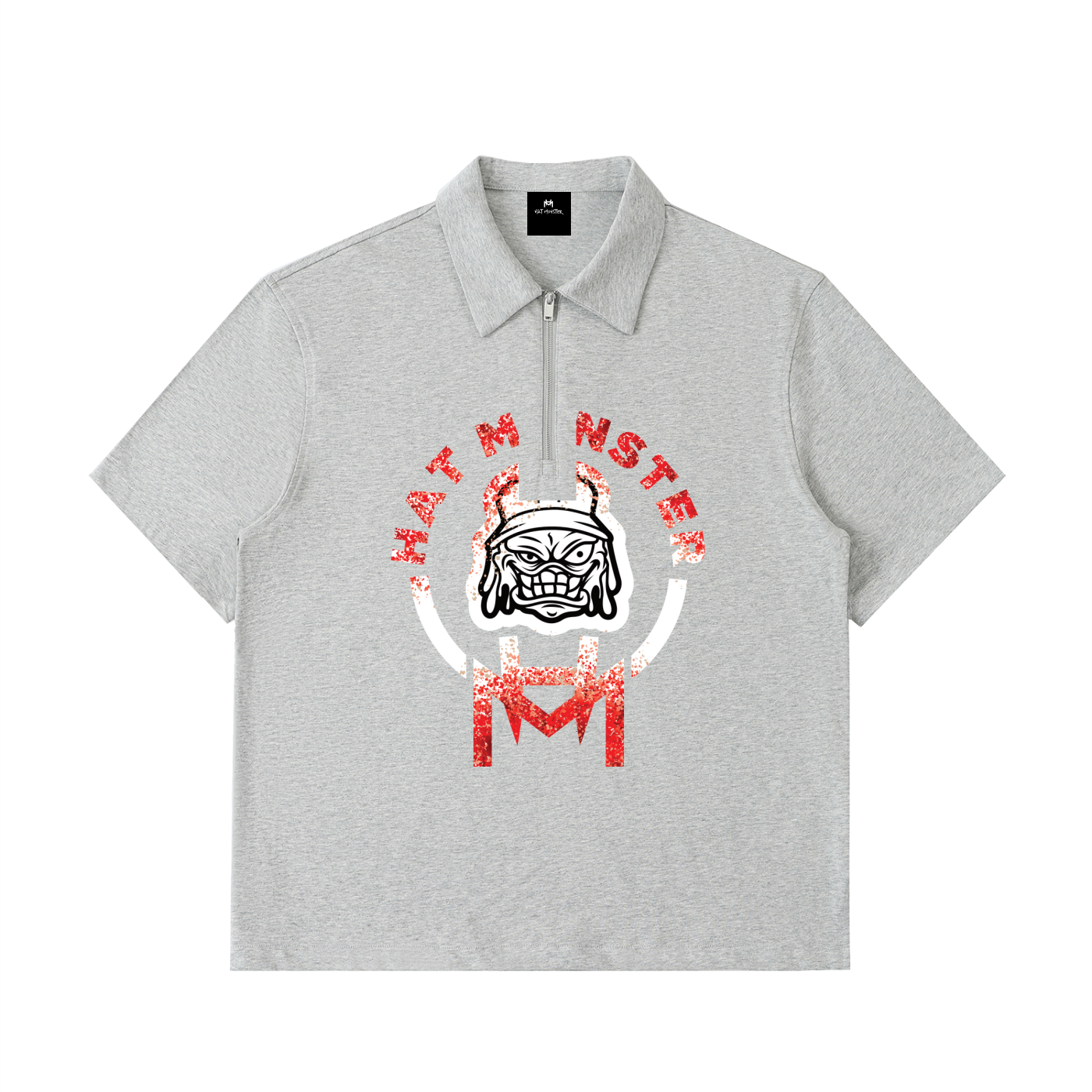 Half-Zip Cotton Polo Shirt