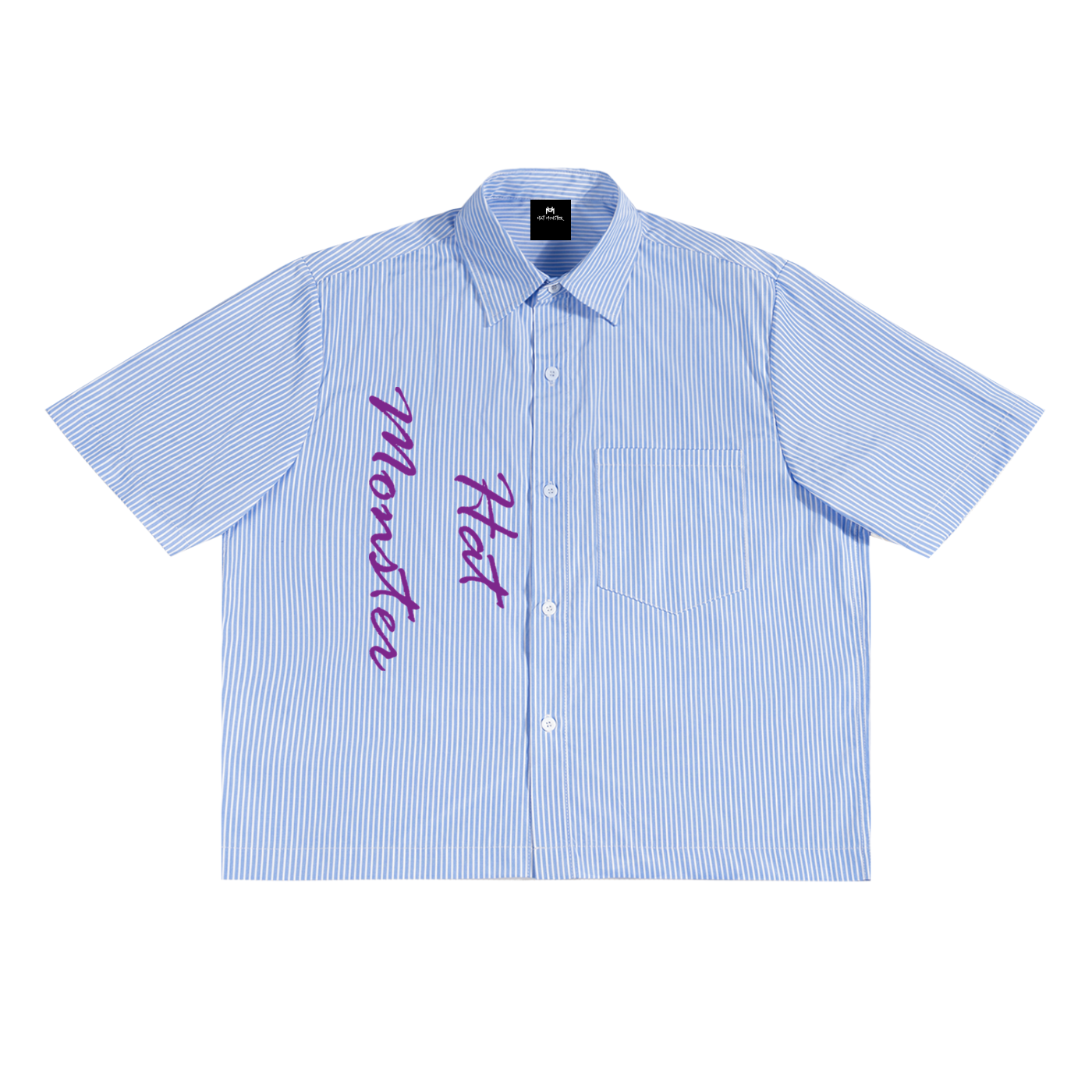 Vertical Stripe Button-up