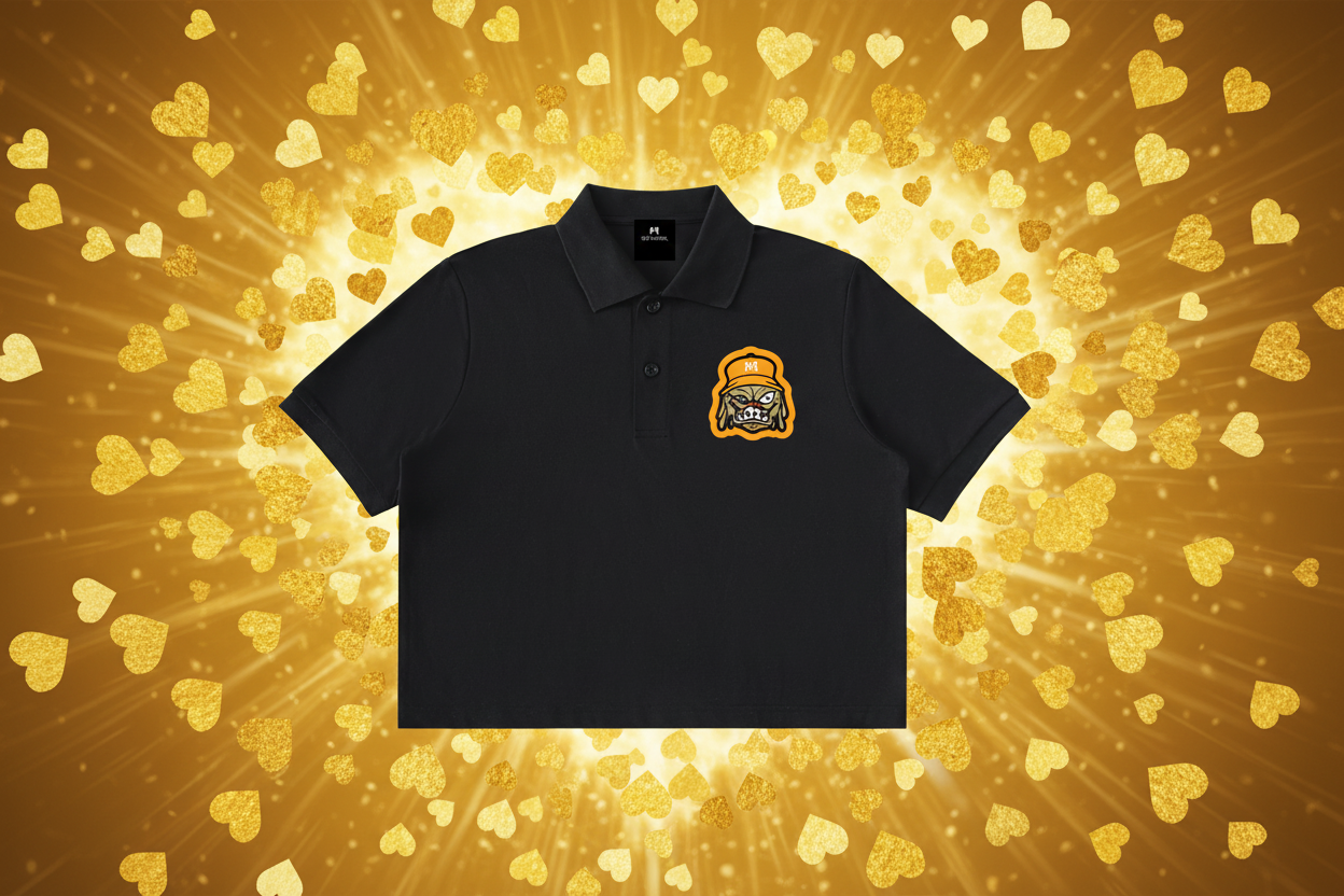 Cropped Polo Shirt
